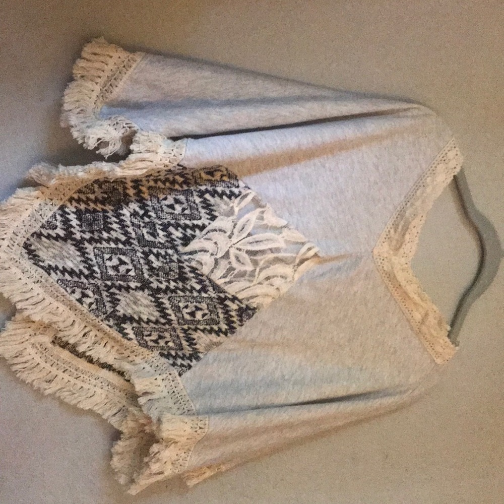 A girls L/ XL Franki and Jack poncho